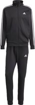 adidas Sportswear Basic 3-Stripes Fleece Trainingspak - Heren - Zwart- XS
