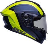 Bell Race Star Dlx Flex Tantrum 2 Dark Blue Hiviz Yellow Helmet Full Face L - Maat L - Helm