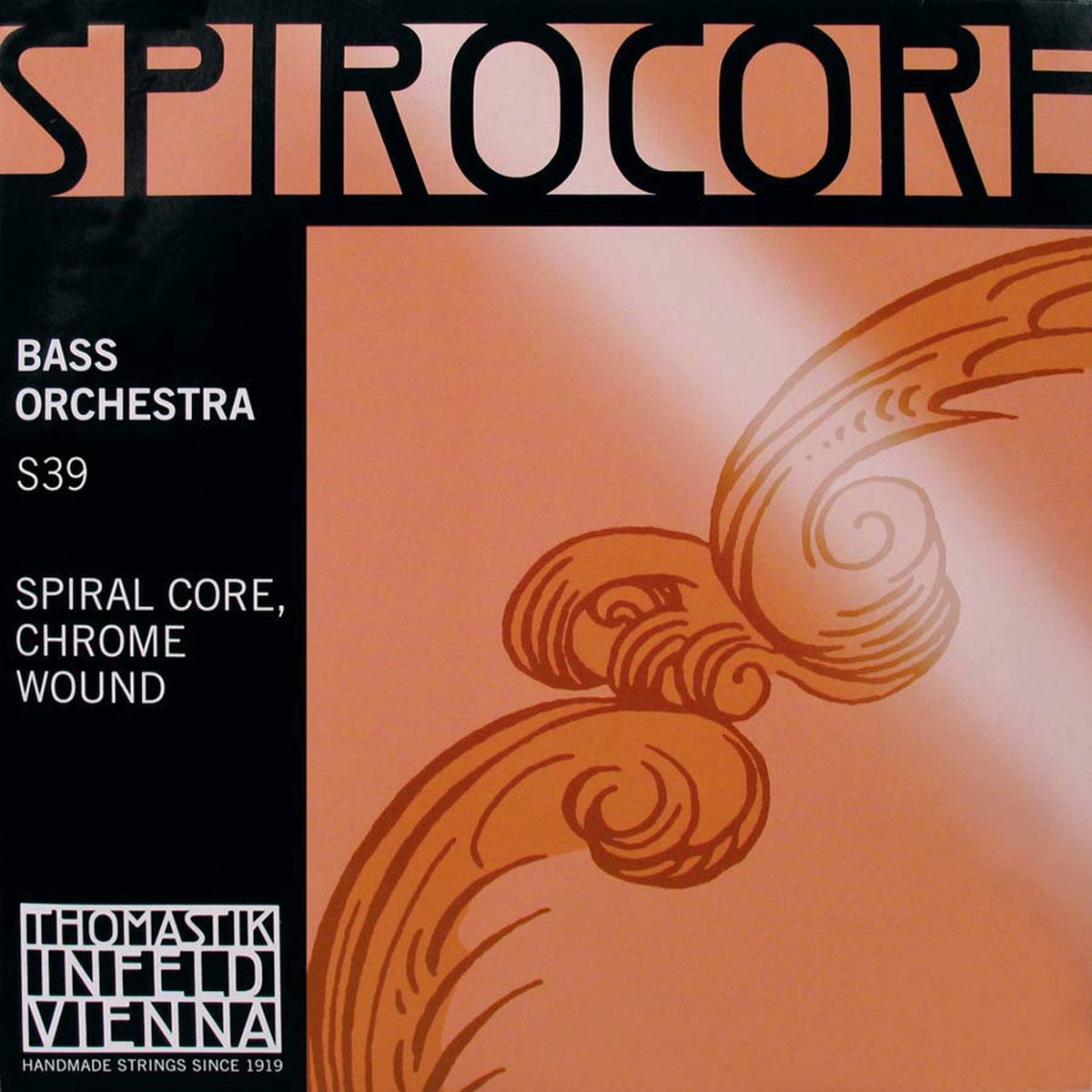 Thomastik Infeld THS-39 double bass string E-4 4/4 (string length 110cm) medium, spiral core, chrome