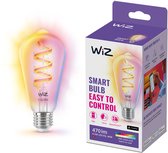 WiZ Edison Filament - Slimme LED-verlichting - Gekleurd en Wit licht - E27 - 40W - Transparant - Wi-Fi