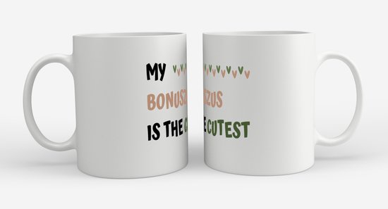 Akyol - ma sœur bonus est la tasse à café la plus mignonne - tasse à thé - Sœur - sœur bonus mignonne - cadeau d'anniversaire - anniversaire - cadeau - cadeau pour sœur - articles sœur - cadeau - cadeau - cadeau - contenu 350 ML