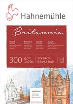 Hahnemuhle Aquarelblok Britannia 300 gram Hot Pressed 36 x 48 cm