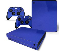 Dark Blue Glossy - skin geschikt voor Xbox One X