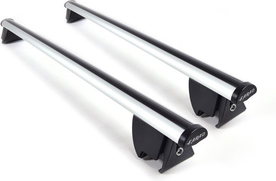 Porte-bagages sur mesure pour barres de toit fermées Kia Sportage 2010 à 2016 - Aluminium - Capacité de charge élevée 100kg - Merk Farad