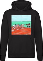 Startschot Hoodie - hardlopen - sport - start - grappig - trui - sweater - capuchon