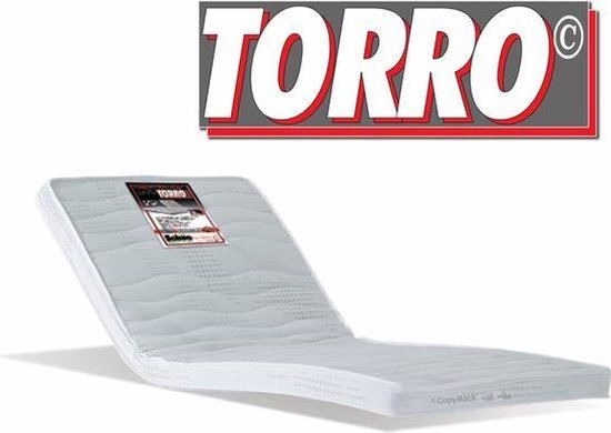 TORRO | Extra stevige topmatras | Echt harde topper | 8cm dik stevig ligcomfort 120x200 cm topper