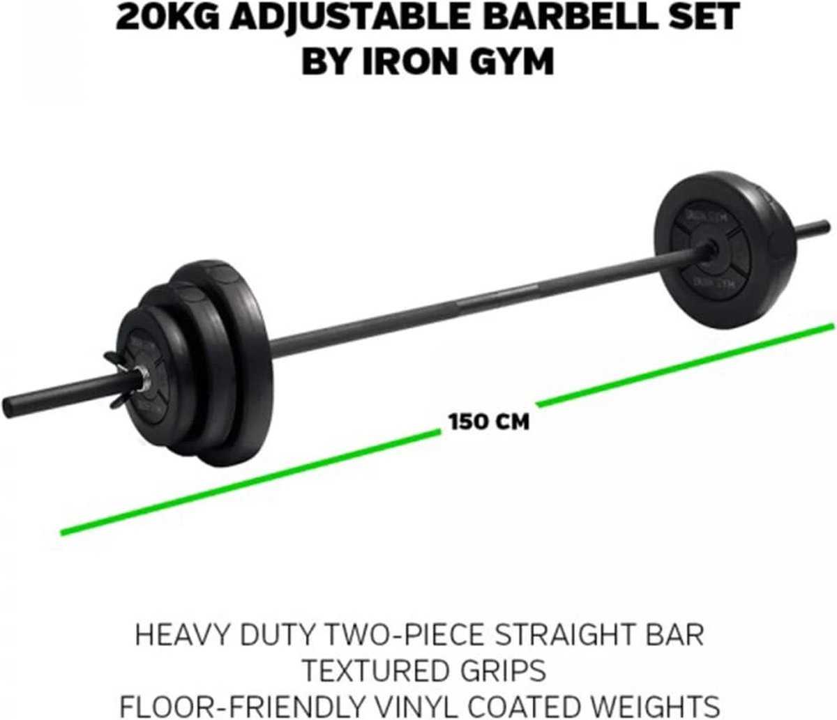 Iron barbell best sale