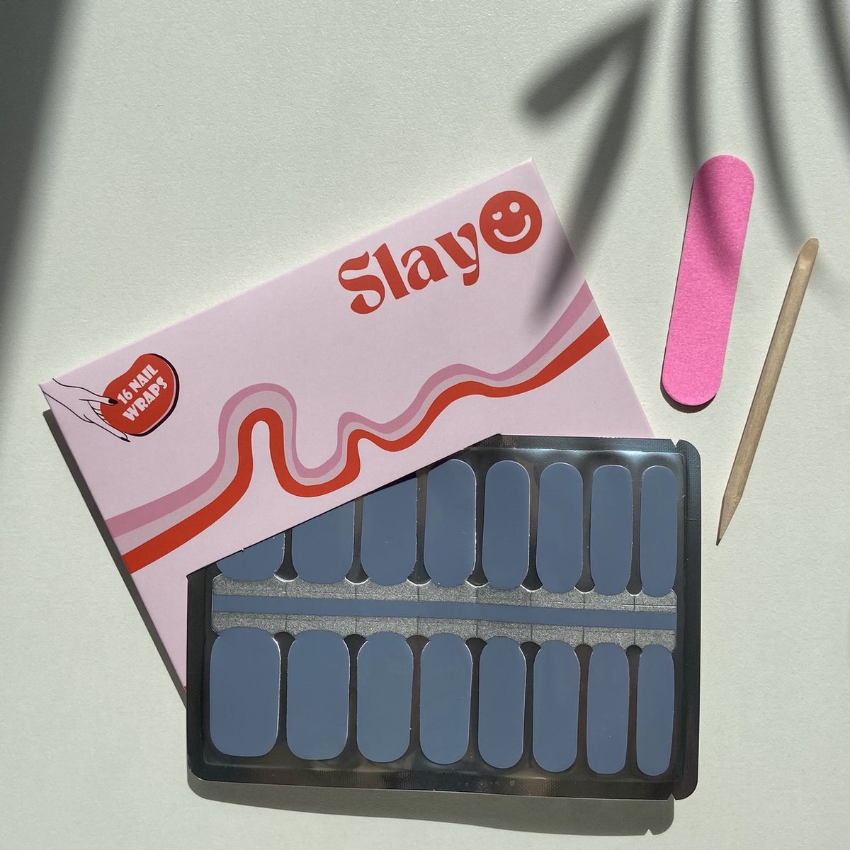 Slayo© - Nagelstickers - Blue Bombshell - Nail Wraps - Nagel Stickers - Nail Art - GEEN lamp nodig