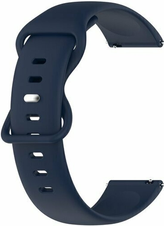 Bracelet De Montre 22mm Bleu Foncé, Flexible, Style Sport - Neuf Avec étiquettes