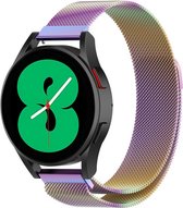By Qubix Milanese bandje 22mm - Multicolor - Geschikt voor Samsung Galaxy Watch 3 (45mm) - Galaxy Watch 46mm - Gear S3 Classic & Frontier