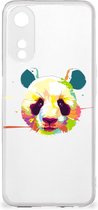 Back Case TPU Siliconen Hoesje OPPO A78 | A58 Smartphone hoesje Panda Color