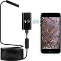 Sinji Flexibele Full HD Inspectiecamera - LED Verlicht - iOS & Android - 2 Meter - Boroscope - Endoscoop - Zwart