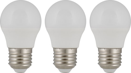 Coffret 3 pièces Lampe Boule LED G45 E27 3W 250lm 2700K Opale P45 Non dimmable