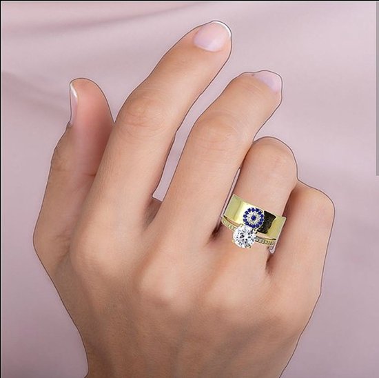 YL Dames X Infinity Ring 925 Sterling Zilver 5A Zirkonia CZ Verjaardag