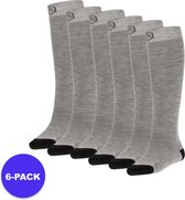 Apollo (Sports) - Skisokken Unisex - Badstof zool - Grijs - 35/38 - 6-Pack - Voordeelpakket