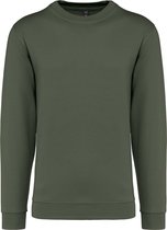 Sweater 'Crew Neck Sweatshirt' Kariban Collectie Basic+ 4XL - Caper Green