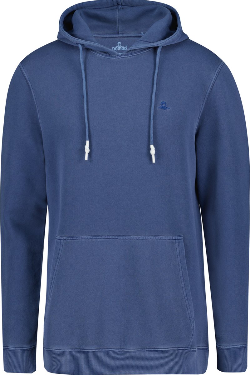 NOMAD® Gisborne Hoodie Heren | M | Blauw | Duurzaam Nature Dye | Biologisch Katoen | Ademend & Zacht