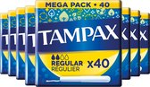 Tampax Regular - Tampons - Avec manchon d'insertion en carton - Pack économique 8 x 40 pièces