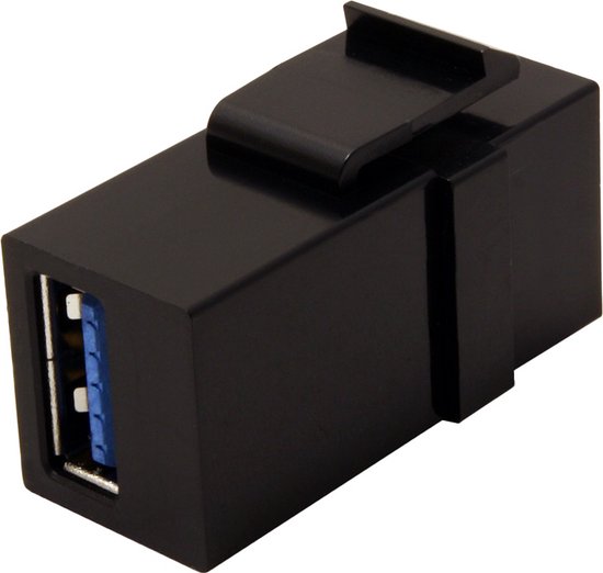 Boot Keystone Usb Value USB 3.2 Gen 1 Keystone Module - 5Gbps - Zwart | bol