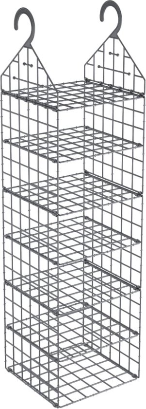 vidaXL Organisateur de placard suspendu - Organisateurs de placard suspendus - Organisateur de placard - Organisateur de placard - Organisateur de placard suspendu avec 7 étagères