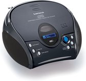 LENCO SCD-24DAB BK - Draagbare DAB+ radio met CD-speler en Bluetooth®, zwart