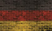 Brick German Flag Photo Wallcovering