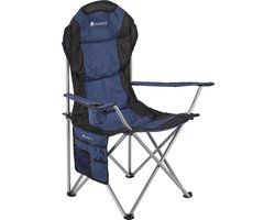 Inklapbare Campingstoel / Vouwstoel Lido - Blauw - Incl. Opbergtas