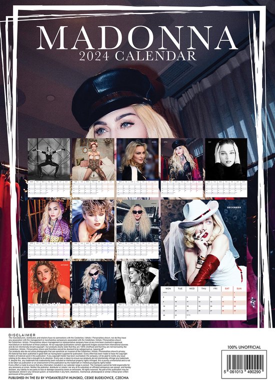 Madonna Kalender 2024 A3 bol