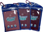 Cool Down Towel - 3x Roze- Cooling Towel Set van 3 - Verkoelende handdoek voor wandelen, hardlopen, tennis, reizen, fitness en yoga - Koeldoek nek - Towel Cooling - Airflip Cooling Towel
