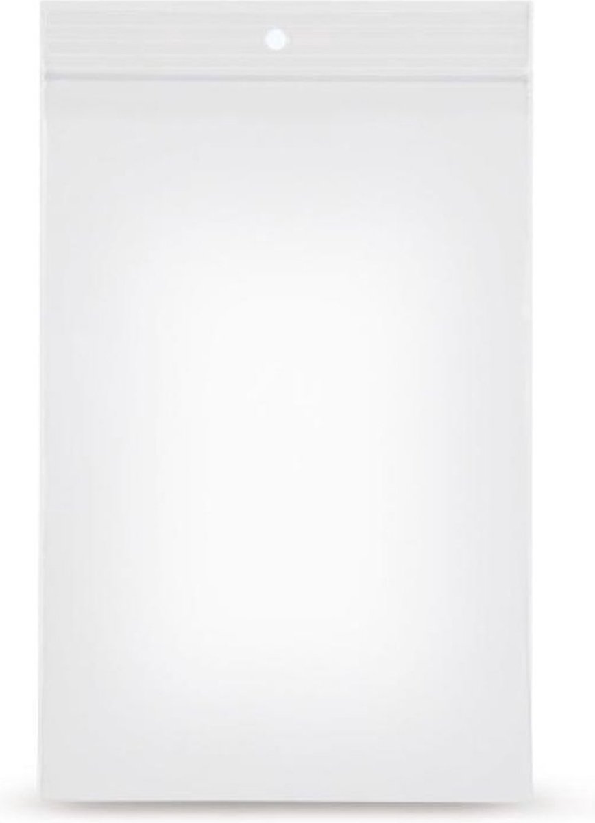 PD® - 100x Gripzakjes transparant | 100 x 150 mm | 100 stuks | Transparant | Doorzichtige gripzakjes | Transparante zakjes hersluitbaar | Luchtdichte doorzichtige zakjes