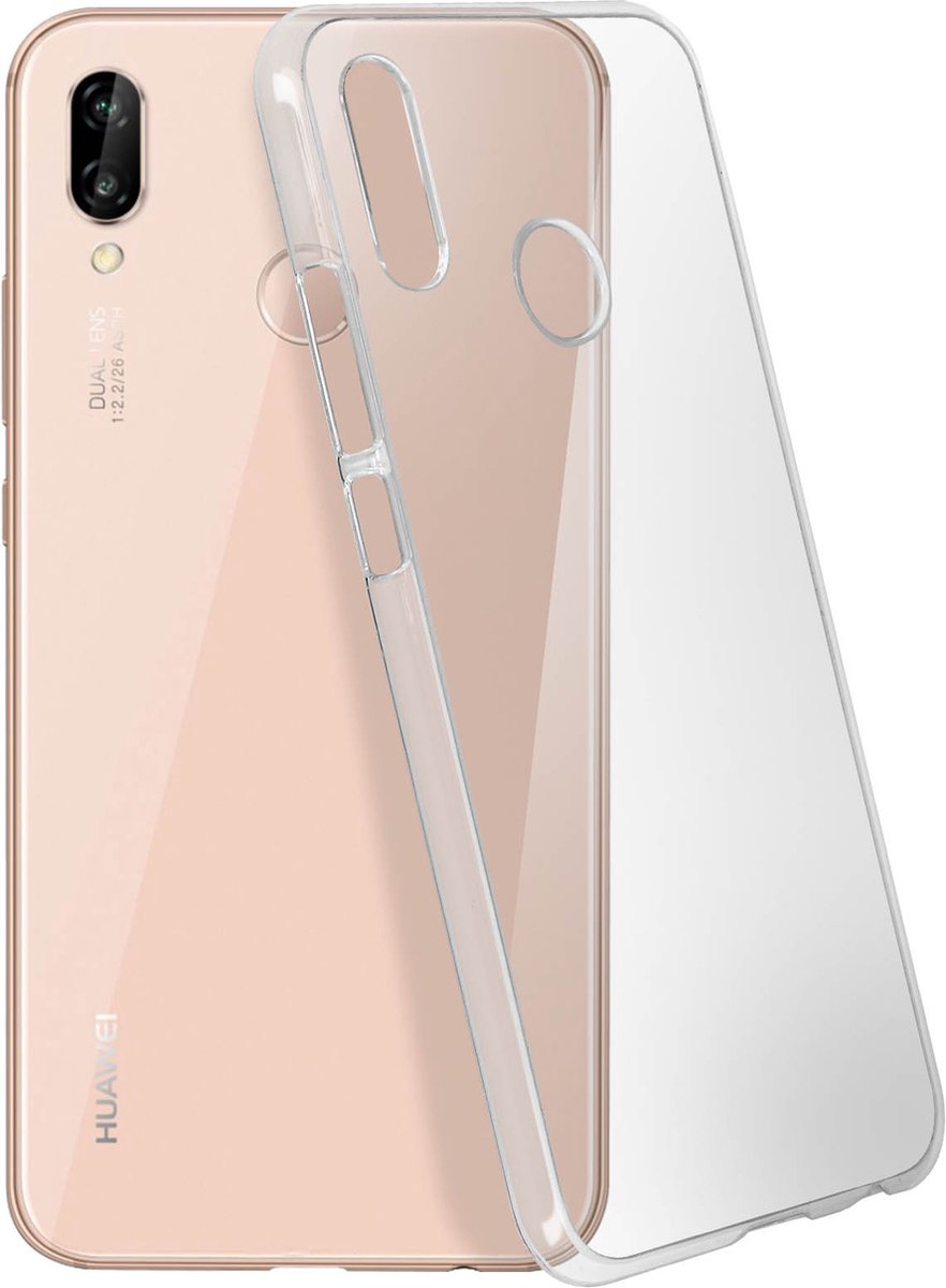 Avizar Hoes Geschikt voor Huawei P20 Lite Bestand fijn, Transparant