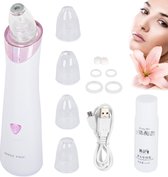 4-in-1 Oplaadbare Ultrasone Gezichtsreiniging Massager met Lichttherapie en Warmte