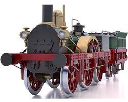 OcCre Adler 蒸気機関車 1/24 Occre Adler Steam Train Locomotive 1:24 Scale Wood & Metal