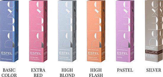 Estel DeLuxe Silver Haarfarbe 60 ml / 7/45 Mittelblond kupfer-rot | bol