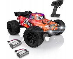foto van Overmax Strike - RC auto voor Kindren 4x4 - Terreinwagen 1:16 - Snelheid tot 45km/u - Bereik tot 100m