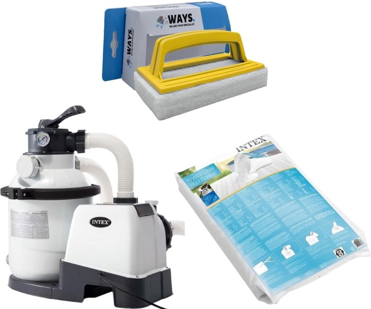Intex - Zoutwatersysteem 26668GS & Zwembadzout 60 kg