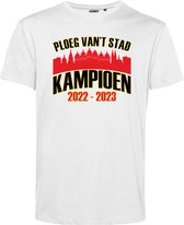 T-shirt Ploeg Van'T Stad Kamioen 2022/2023 | Antwerp FC artikelen | Kampioensshirt 2022/2023 | Antwerp Kampioen | Wit | maat L