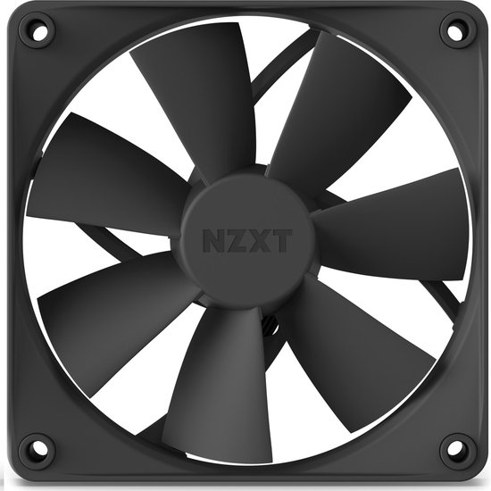 NZXT F120P Static Pressure - Ventilator - 120 mm - zwart