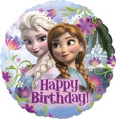 Disney - Happy Birthday ballon van Frozen - Decoratie > Ballonnen - 43 cm