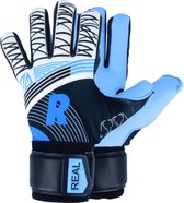Real Pro Aqua Keepershandschoenen Kinderen - Lichtblauw / Wit | Maat: 5,5