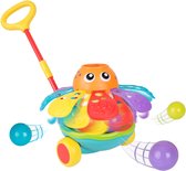Playgro - Push Along Ball Popping Octopus - Launch And Push Stick Octopus