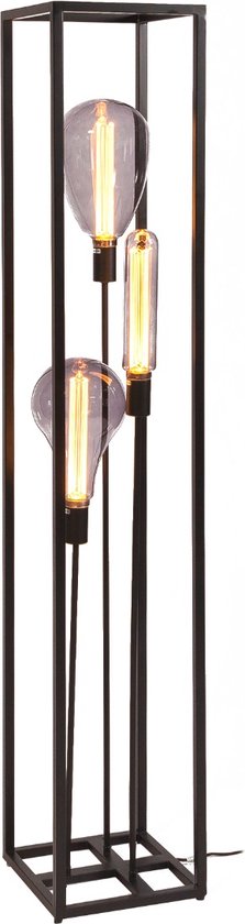 Furntastik Altamura Vloerlamp, 3-lichts, zwart