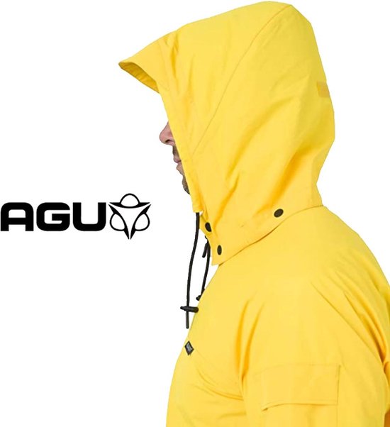 AGU Original Regenpak Essential - Geel/Zwart - L - Dames & Heren - Waterdicht & Ademend