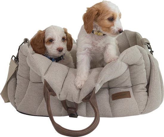 Animal Boulevard - Home & Away - Draagtas - Diana - Beige - xs - 50x30x35cm