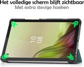 Hoes Geschikt voor Lenovo Tab M9 Hoes Luxe Hoesje Book Case - Hoesje Geschikt voor Lenovo Tab M9 Hoes Cover - Donkergroen