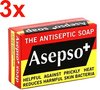 3 Stuks Asepso Anti Bacterieel Zeeptablet 80g