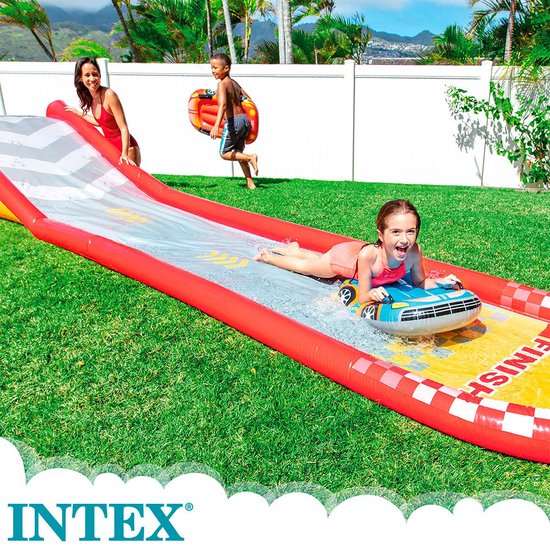 Intex Racing Fun Glijbaan - 560cm - Intex