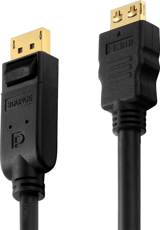PureLink PI5100-050 video kabel adapter 5 m DisplayPort HDMI Zwart | bol