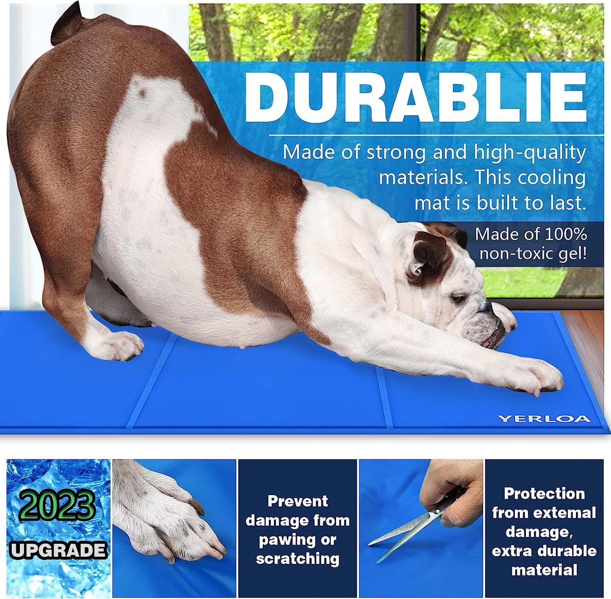 Nobleza B4R3O - Koelmat voor honden en katten - Niet-giftige gel - Koeling mat voor