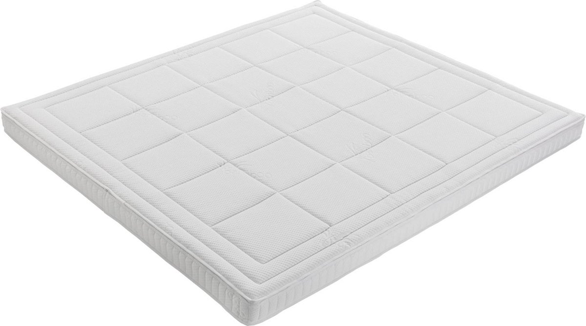 Bedden Amsterdam B.V. Topper SG45 HARD - 10cm dik - anti allergische - afritsbare hoes - wasbaar op 30 graden - Oeko-Tex standard 100 gecertificeerd - 120x190
